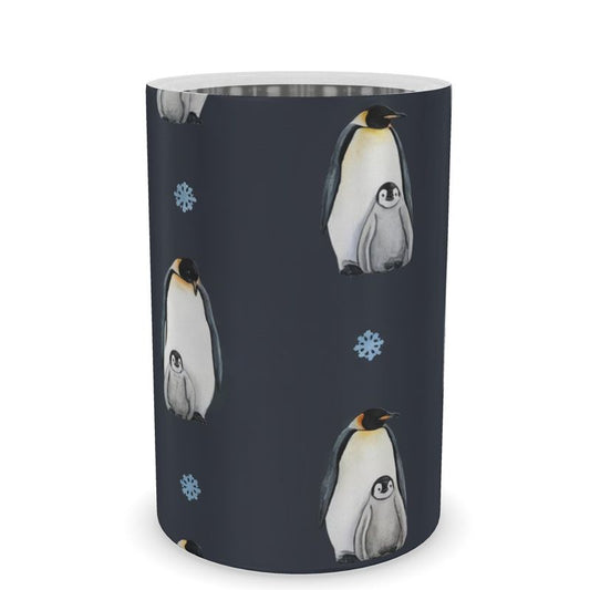 Festive Penguin Wine Cooler - Designer Christmas Bottle Holder for Holiday Entertaining