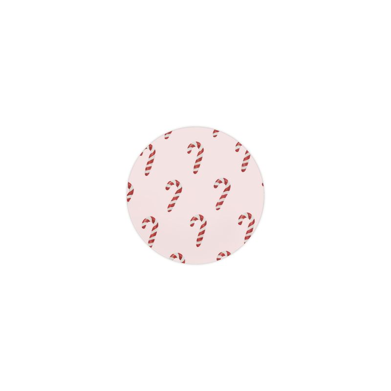 Pink Candy Cane Serving Platter for Christmas