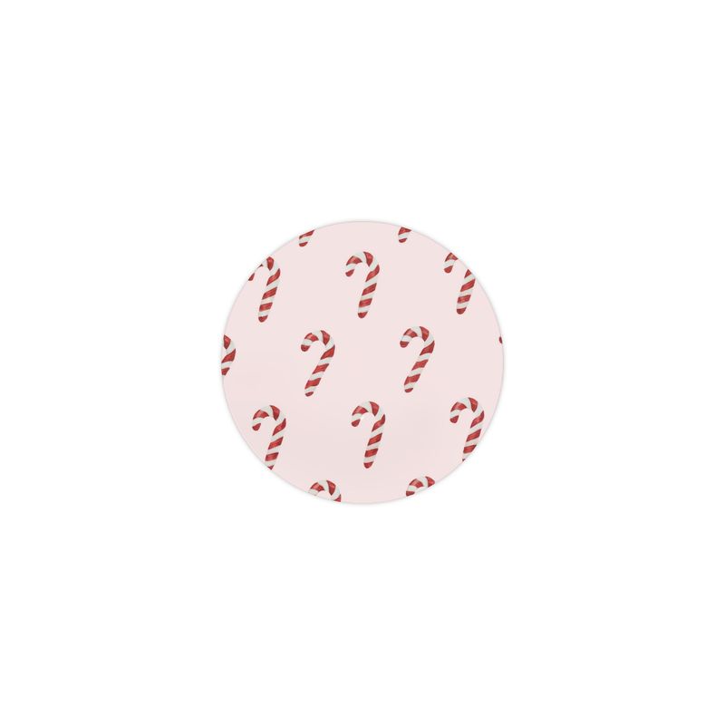 Pink Candy Cane Serving Platter for Christmas