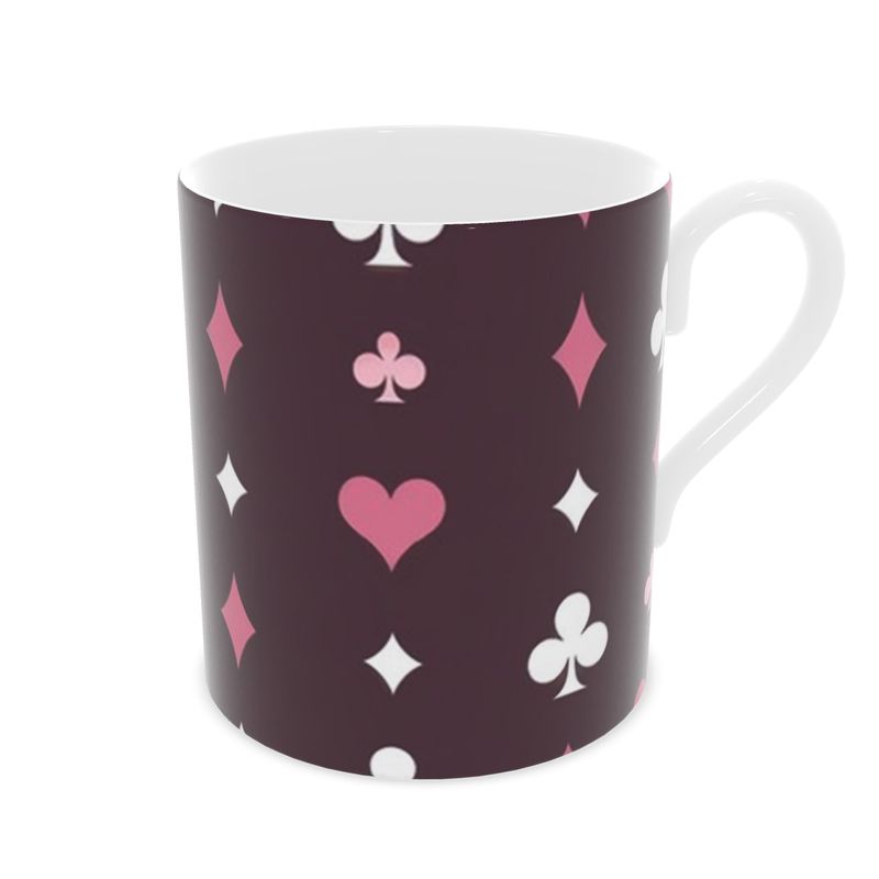 Game Night Mug - Fine Bone China | Perfect for Playing Cards Lovers