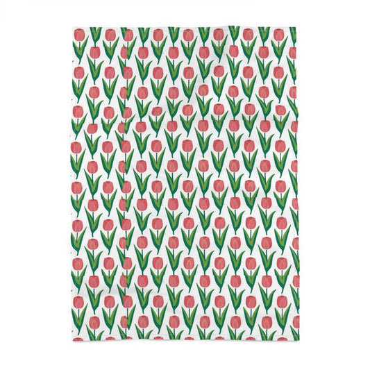 Charming Tulip Tea Towel | Floral Kitchen Decor