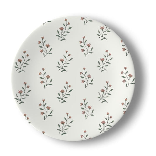 Cottage Garden Bone China Plate - Floral Decor for Your Table