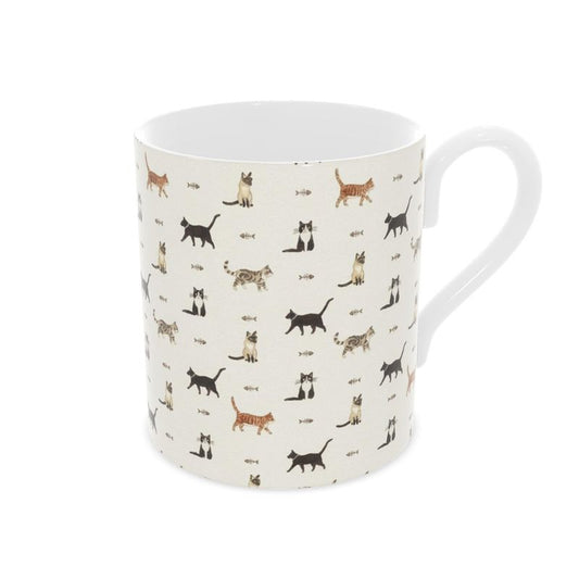Cat Lover Fine Bone China Mug - Perfect Gift for Cat Enthusiasts