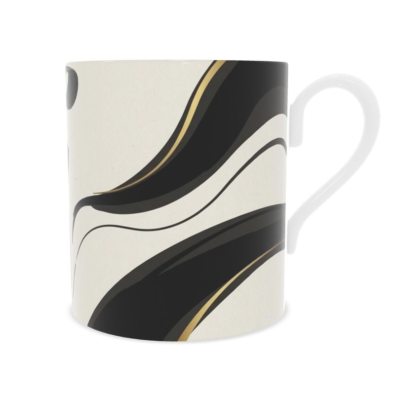 Fashion Inspired Fine Bone China Mug | Stylish Drinkware Gift
