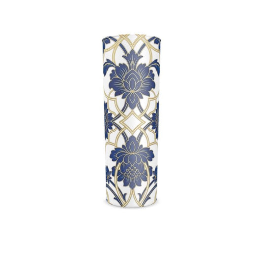 Stylish Blue & Gold Hi Ball Glass - Ideal for Cocktails & Drinks