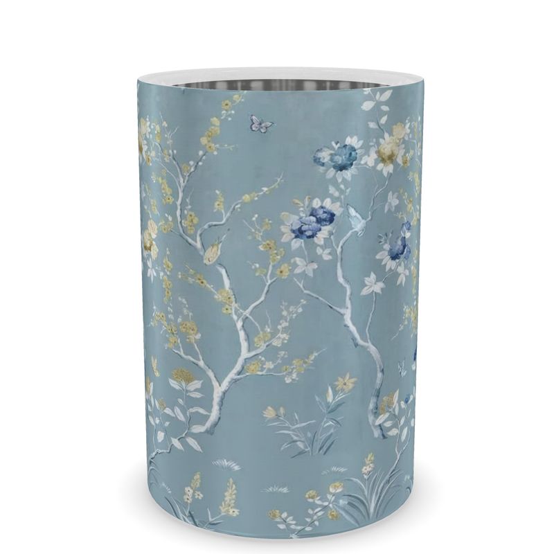 Elegant Blue Floral Wine Cooler - Perfect for Entertaining