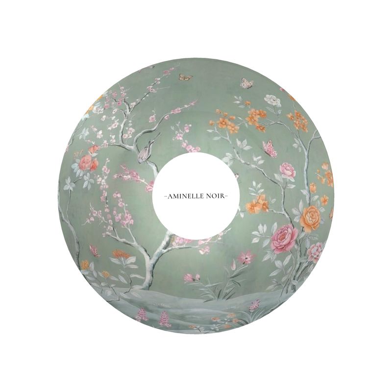 Delicate Soft Green Floral Bowl - Perfect Gift for Flower Lovers