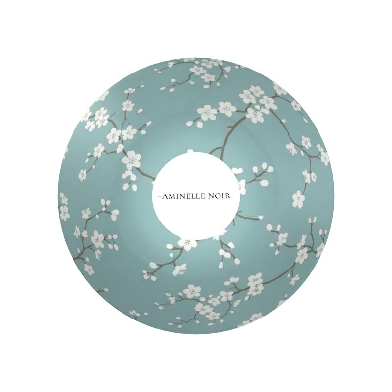 Elegant Blue Cherry Blossom Snack Bowl - Ideal for Parties & Treats