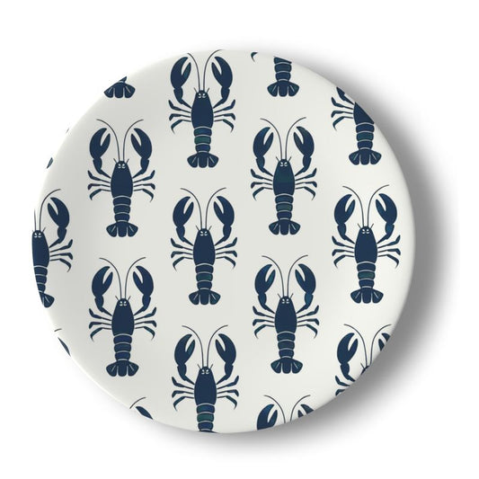 Charming Lobster Plates for Seafood Lovers - Coastal Table Decor