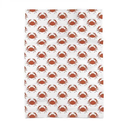 Beach Inspired Crab Tea Towel - Coastal Home Accessories
