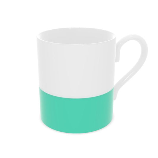 Mint Green Fine Bone China Mug | Stylish Coffee Cup for Everyday Use