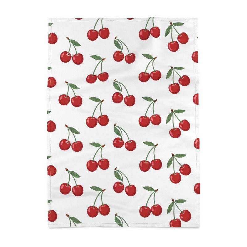 Mediterranean Cherries Tea Towel - Stylish Kitchen Décor