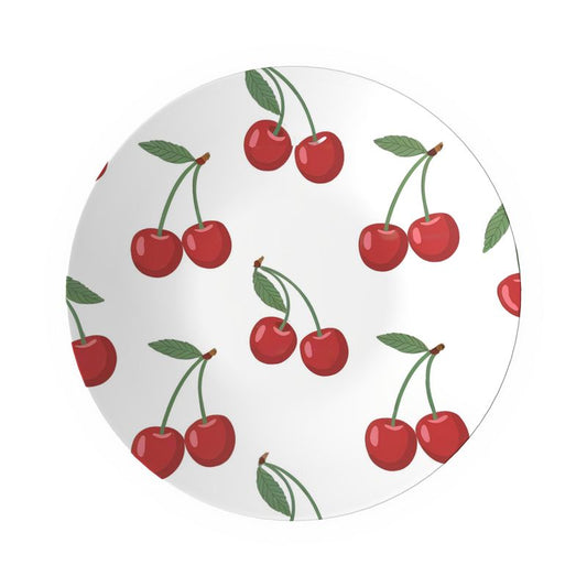 Mediterranean Cherries Design Medium Bowl - Perfect for Serving