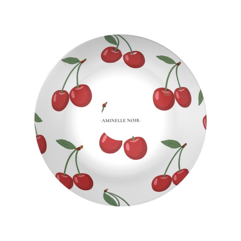 Mediterranean Cherries Design Medium Bowl - Perfect for Serving