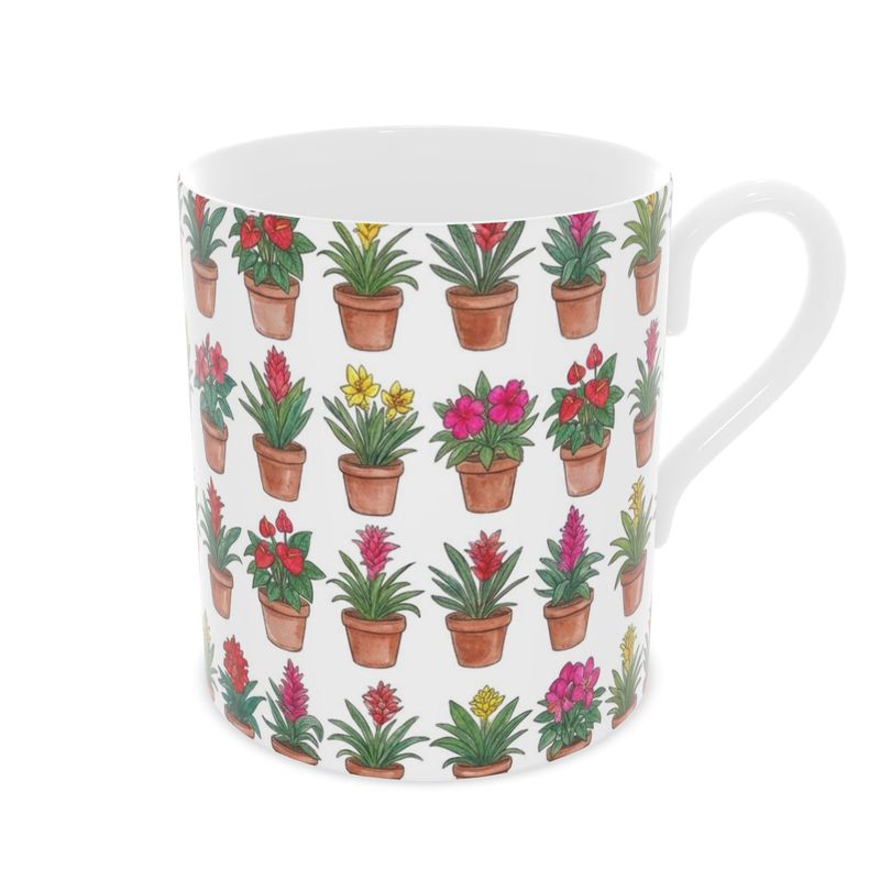 Fine Bone China Mug for Gardeners - Perfect Gift for Tea Lovers