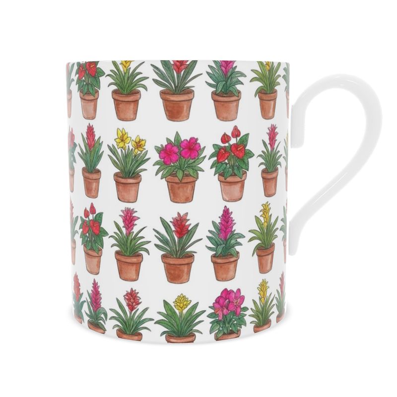 Fine Bone China Mug for Gardeners - Perfect Gift for Tea Lovers