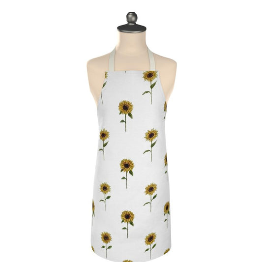 Sunflowers Apron | Floral Cooking Apron for Garden Lovers