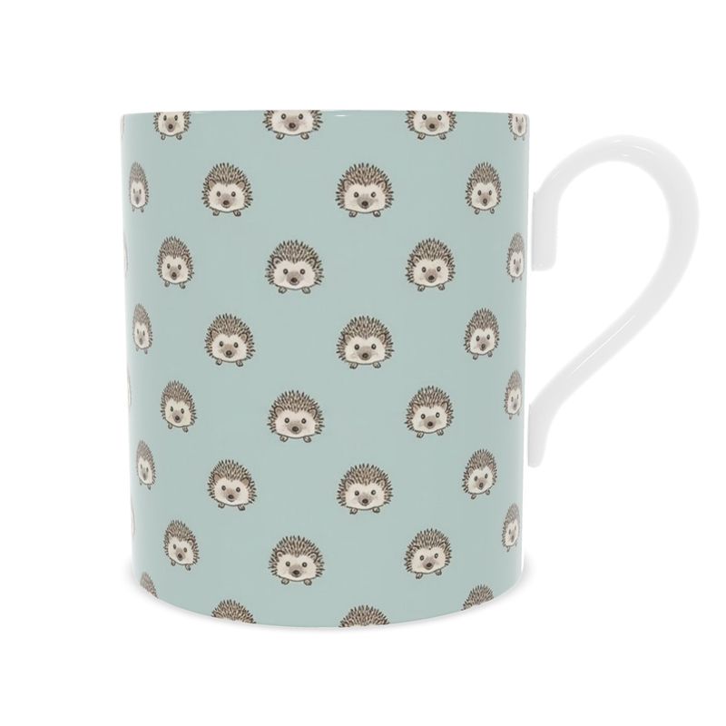 Adorable Woodland Hedgehog Fine Bone China Mug – Perfect Gift for Nature Lovers