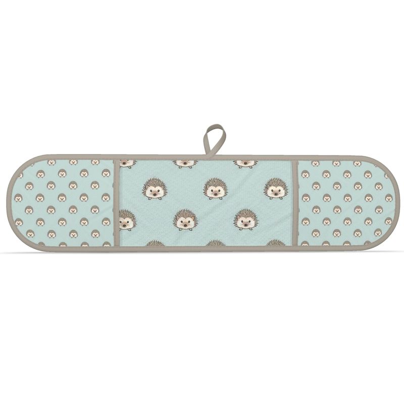 Cute Woodland Hedgehog Double Oven Mitt | Nature-Inspired Kitchen Gift