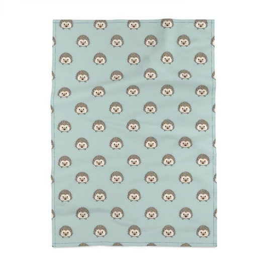 Charming Woodland Hedgehog Tea Towel - Perfect for Nature Lovers