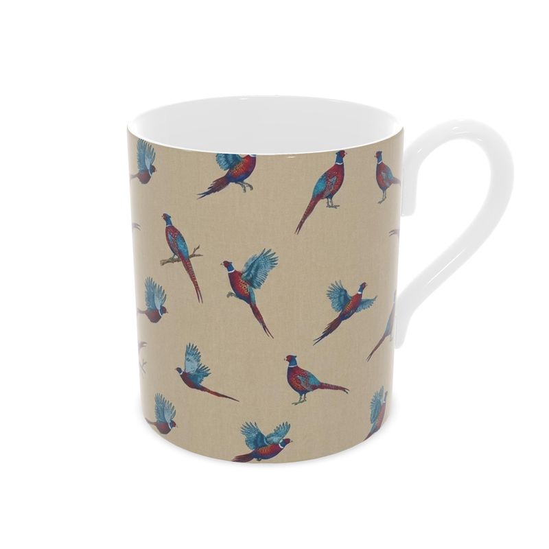 Country Pheasants Fine Bone China Coffee Mug