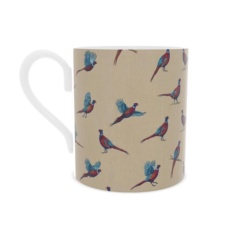 Country Pheasants Fine Bone China Coffee Mug