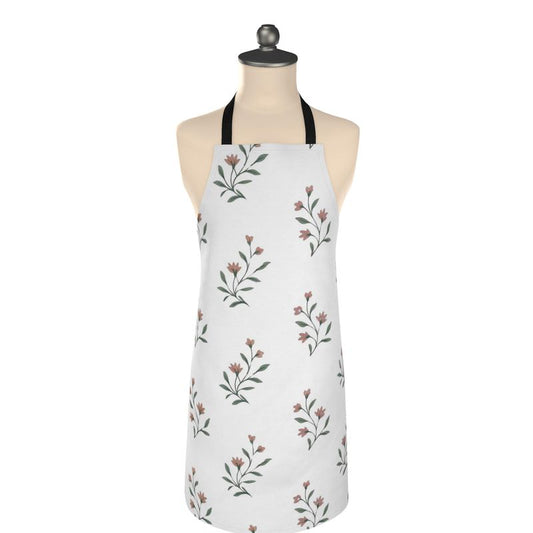 Charming Cottage Garden Apron | Floral Design for Gardening & Cooking
