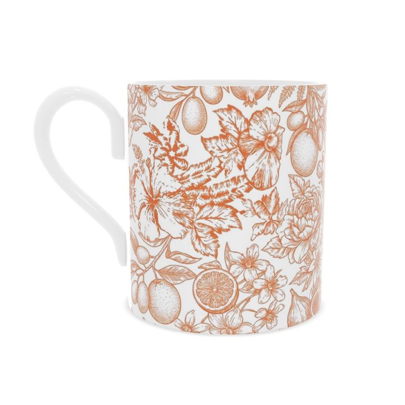 Fine Bone China Mug - Botanical Collection
