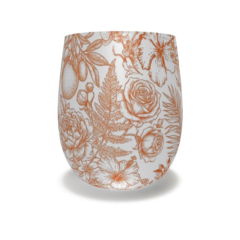 The Botanical Crystal Water Glass - Elegant Drinkware