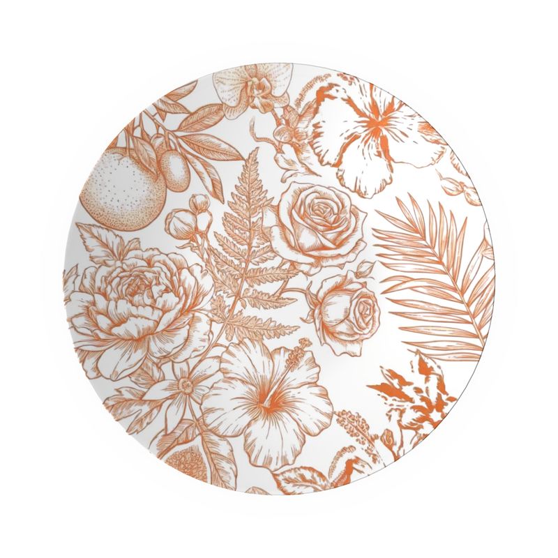 Elegant Botanical Bowl - Elegant Home Decor