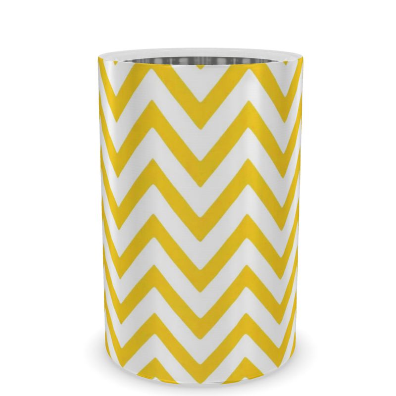 Geometric Wine Cooler in Amalfi Yellow – Perfect for Entertaining