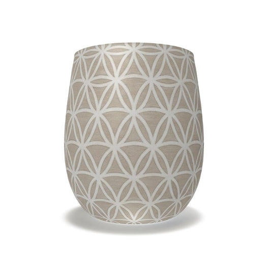Siena Crystal Water Glass - Stylish Geometric Design