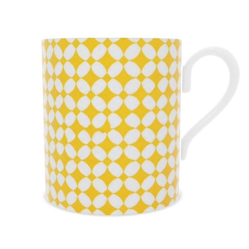 Amalfi Fine Bone China Mug - Modern Ceramic Cup