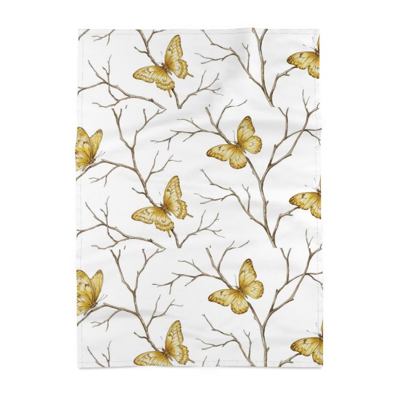 Papillon Butterfly Tea Towel - Elegant Kitchen Decor