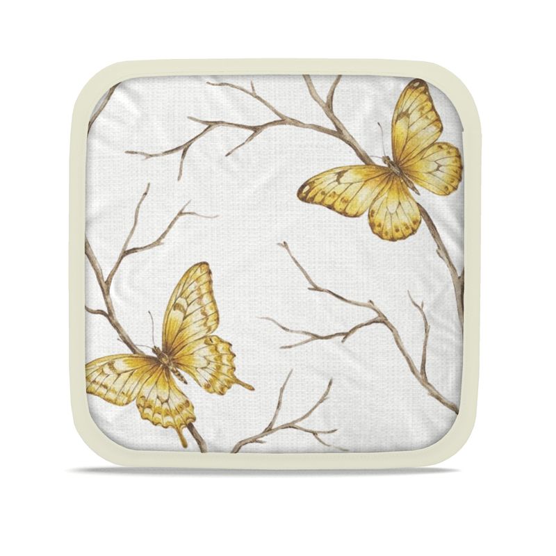 Elegant Papillon Bone Pot Grabs - Perfect Kitchen Accessory