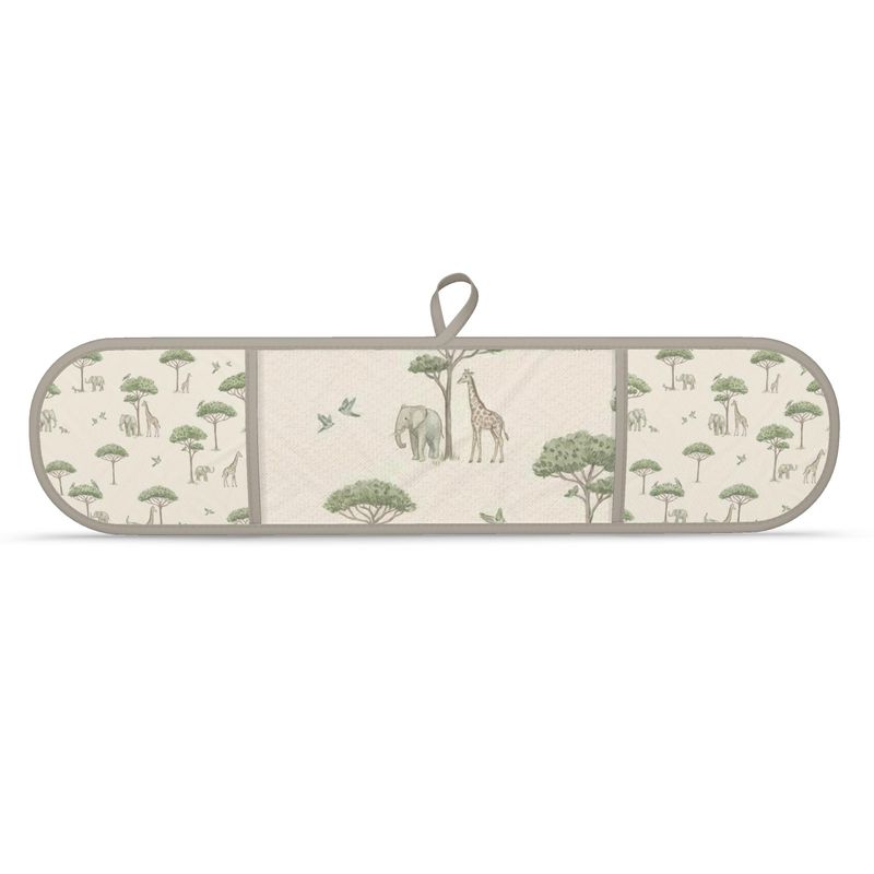 Wild Savannah Pattern Double Oven Gloves - Kitchen Accessories