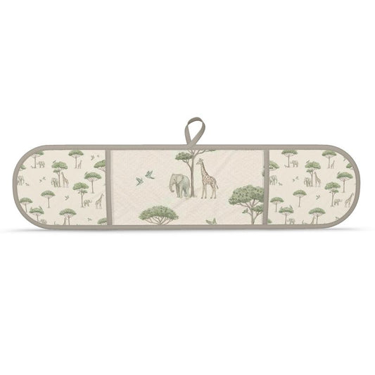 Wild Savannah Pattern Double Oven Gloves - Kitchen Accessories