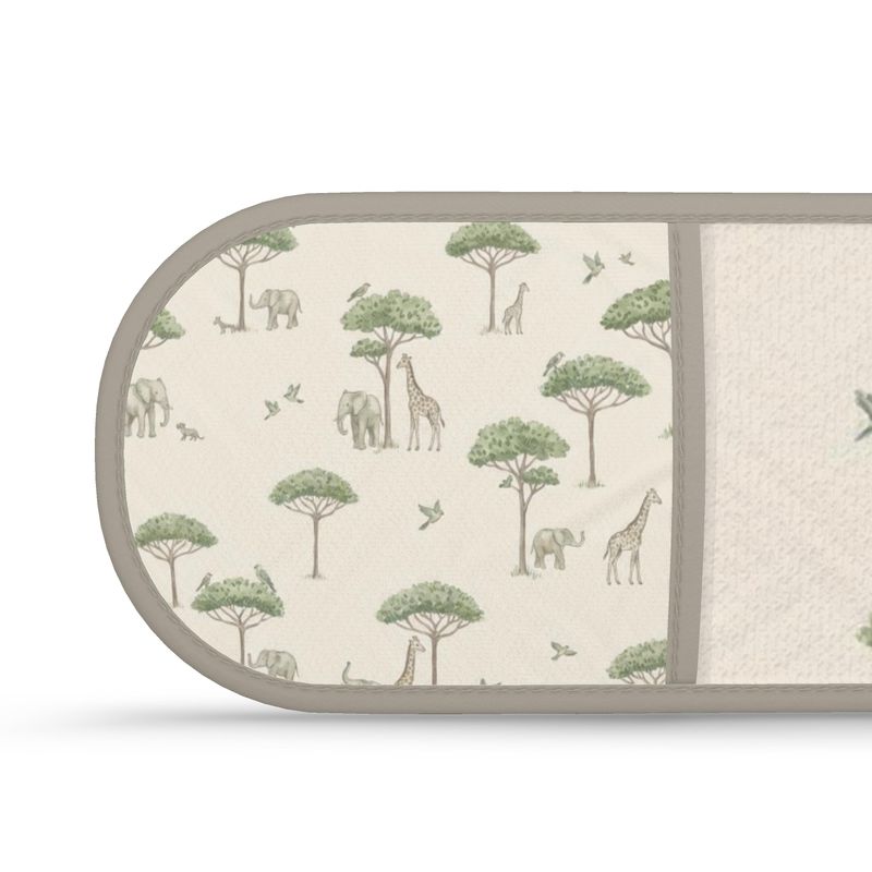 Wild Savannah Pattern Double Oven Gloves - Kitchen Accessories