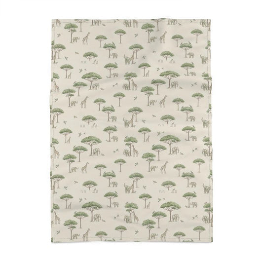 Wild Savannah Tea Towel - Nature-Inspired Home Accessory