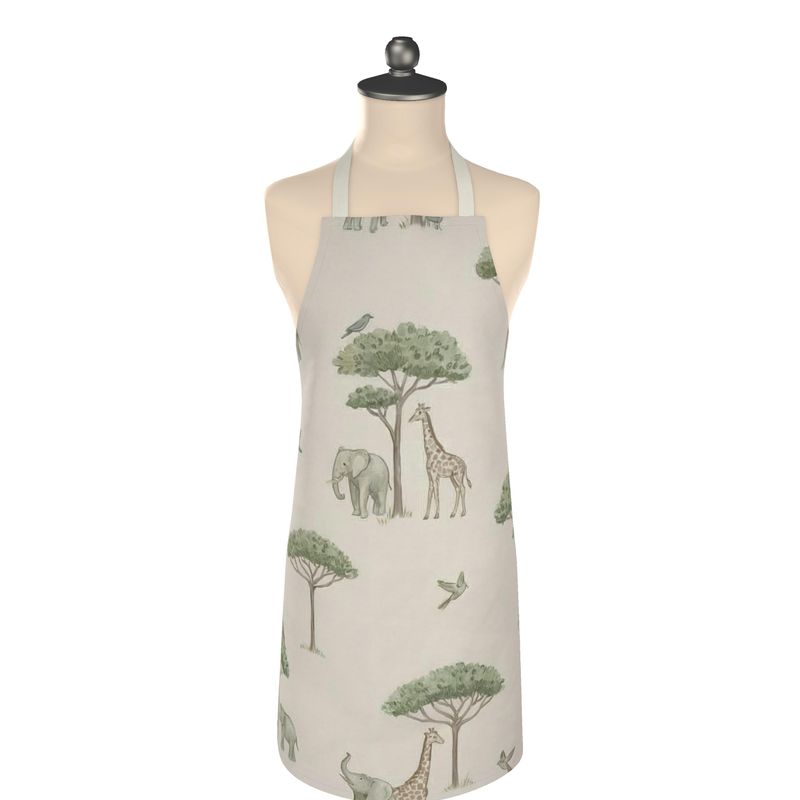 Wild Savannah Apron | Unique Safari-Inspired Kitchen Apron