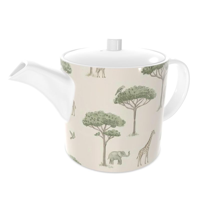 Wild Savannah Bone China Teapot - Perfect for Tea Lovers