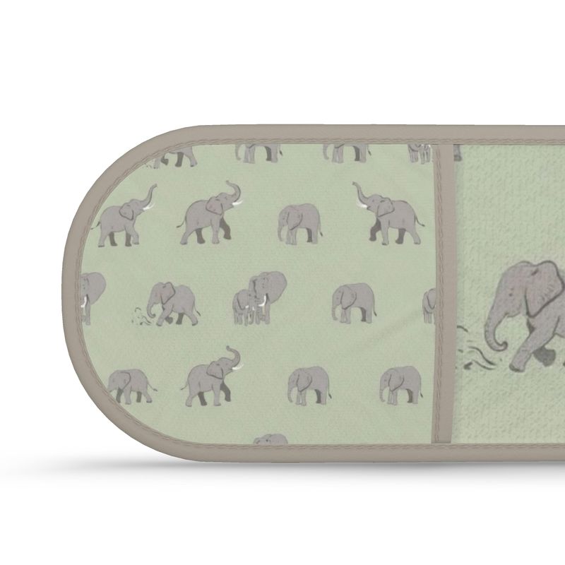 Savannah Elephant Double Oven Gloves | Unique Kitchenware