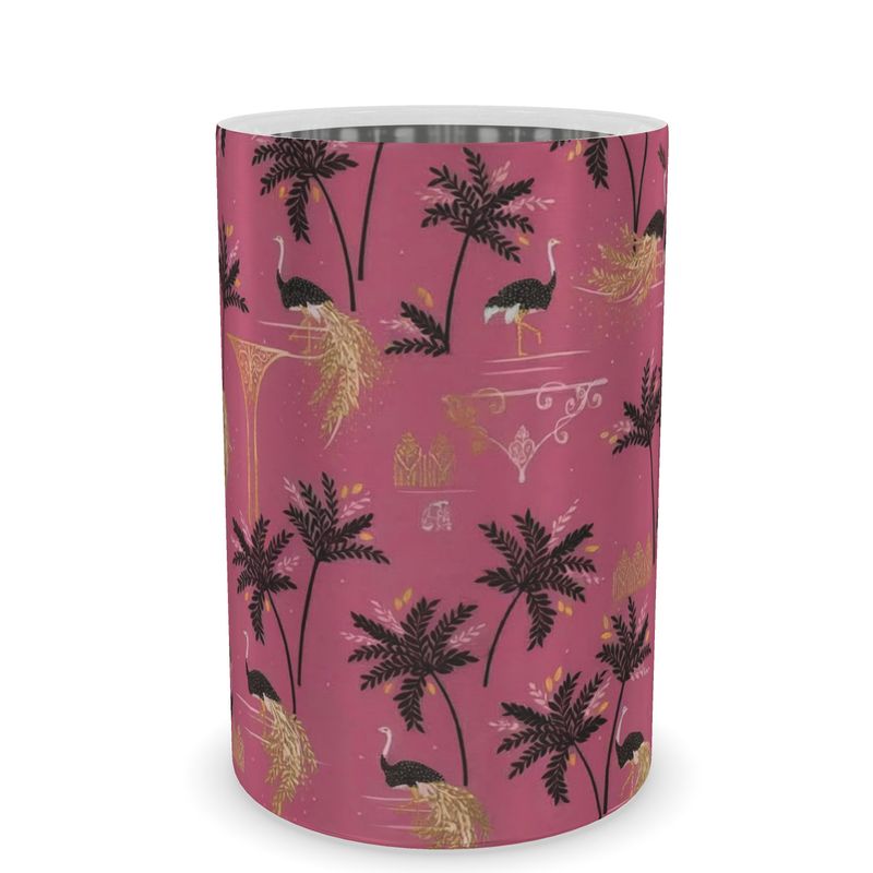 Stylish Ostrich Pink Wine Cooler | Perfect Gift for Wine Lovers