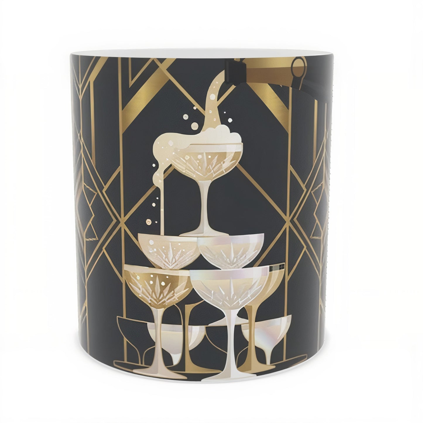 Fine Bone China Mug for Champagne Lovers - Stylish Drinkware Gift