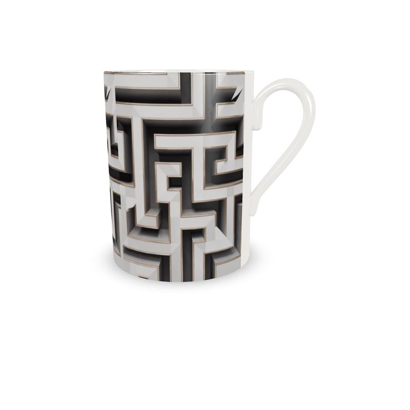 Designer Aminelle Blanc Fine Bone China Coffee Cup & Saucer