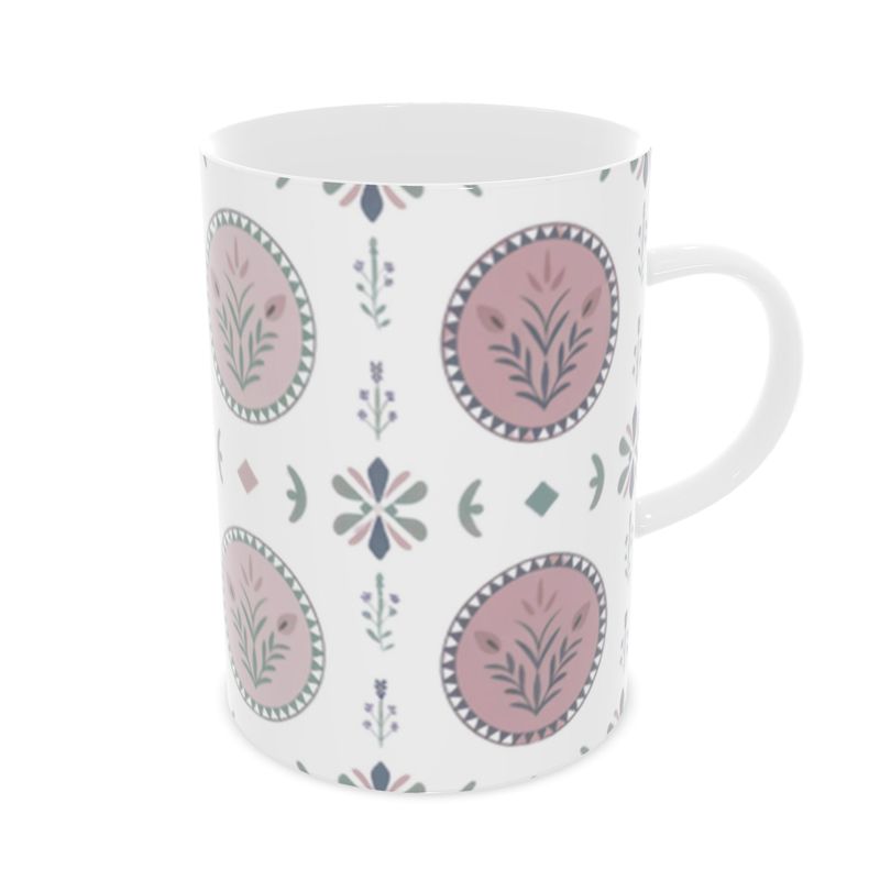 Classic Vintage Tea Cup - Delicate Bone China Mug