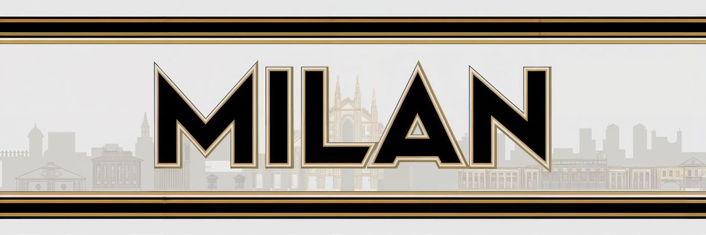 Italy Travel Gift - Destination Milan Fine Bone China Tea Mug