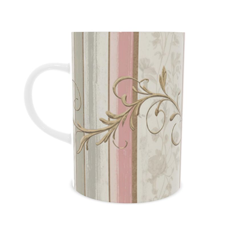 Chic Pink Pastels Designer Bone China Mug - Unique Coffee Cup